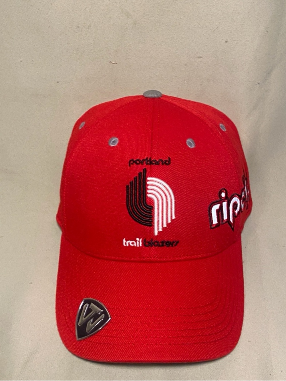 Portland Trailblazers Rip City  Embroidered Top Of The World Memory Fit  Cap O/S